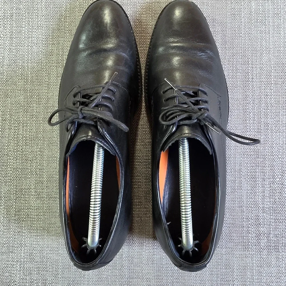 Cole Haan‎ Derby Shoes Mens 9.5 Black Leather Grand.OS Lace Up C25810